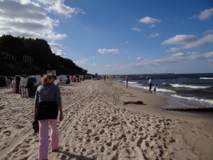 Strand belebt